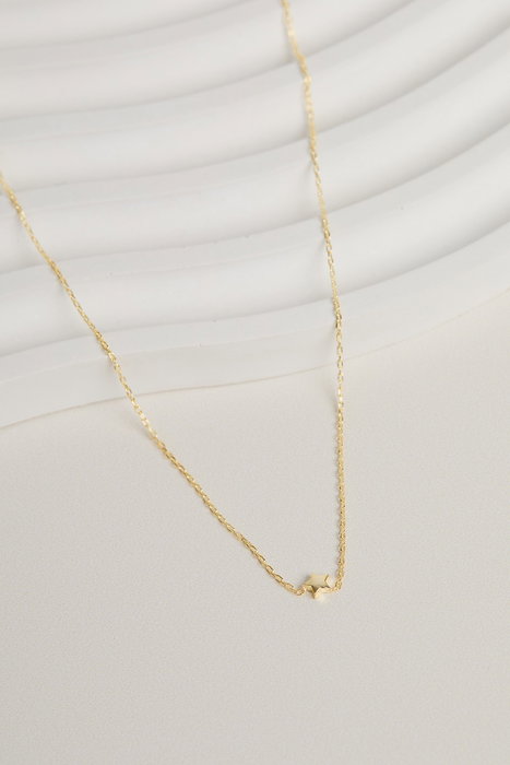 Heliophilia Silver Collar de Plata de Ley 925 en Oro, Talla Única
